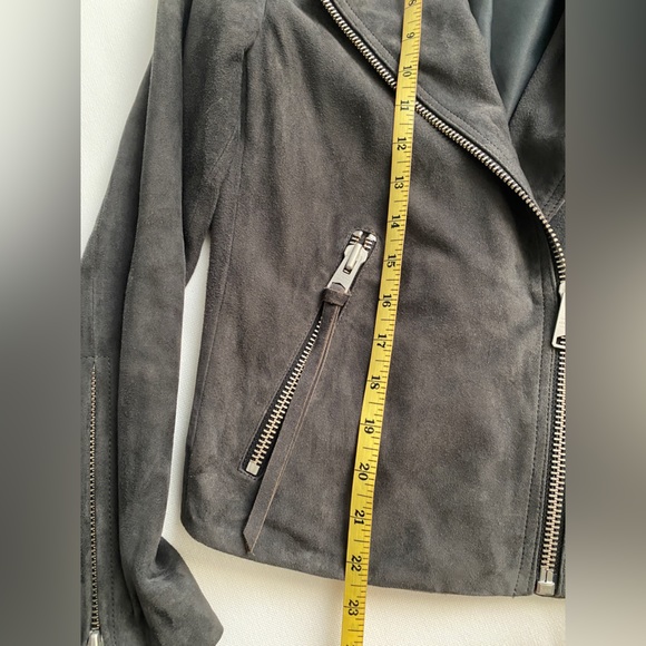 ALLSAINTS Suede Dalby Biker Jacket - Picture 9 of 10